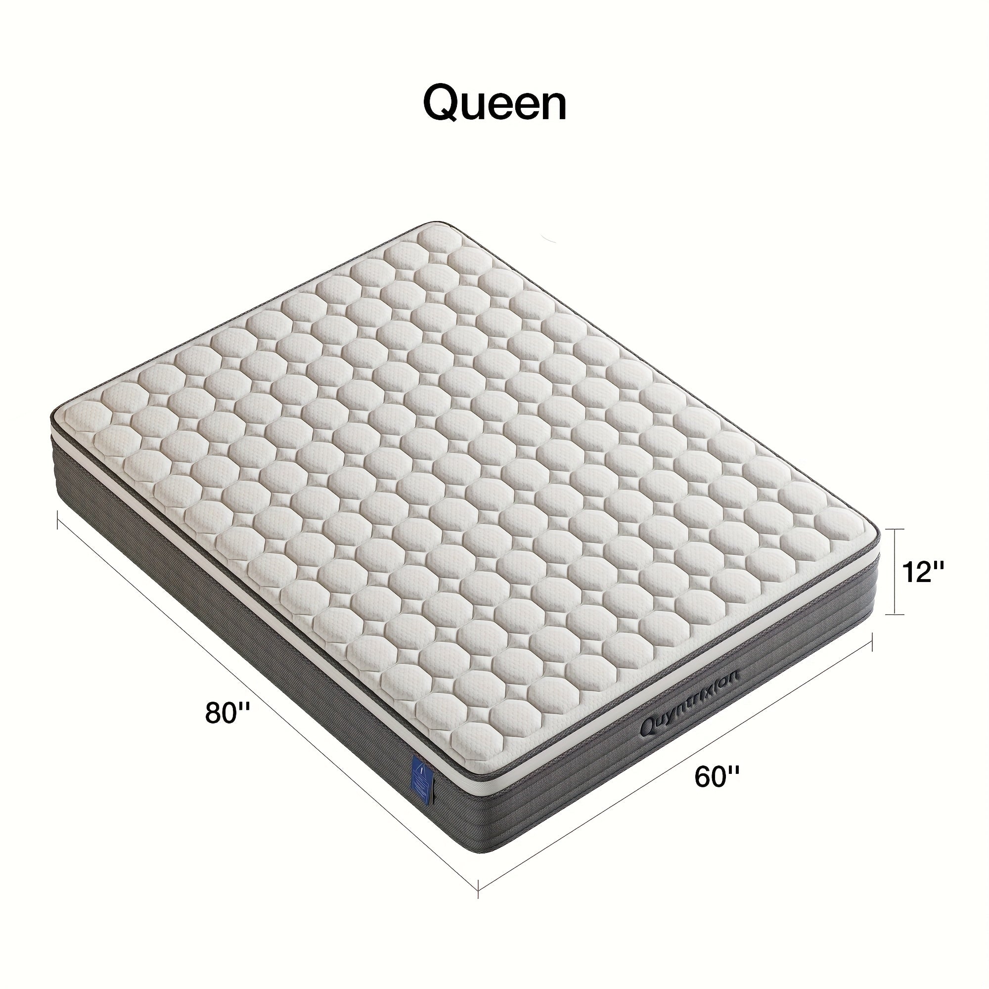 12 Inch Hybrid Mattresses In A Box with Gel Memory Foam, Bed Mattress, Individual Pocket Spring Hybrid Mattress, for Cool Sleep Relieving Pressure Relief, Medium Firm Mattresses, CertiPUR-US