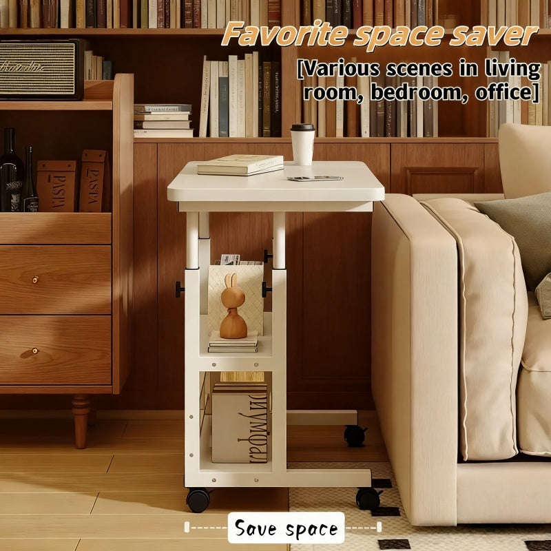Home Office Furniture Lift Table! Effortless Free Lifting, Excellent Pressure Resistance and Sufficient Load-bearing Capacity, Can Be Used as a Desk to Adapt to Kitchen Supplies, Suitable for Everyone from Students to the Elderly