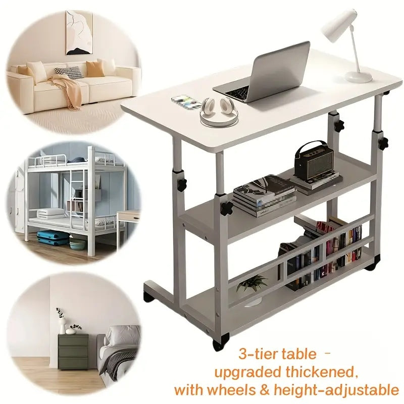 Home Office Furniture Lift Table! Effortless Free Lifting, Excellent Pressure Resistance and Sufficient Load-bearing Capacity, Can Be Used as a Desk to Adapt to Kitchen Supplies, Suitable for Everyone from Students to the Elderly