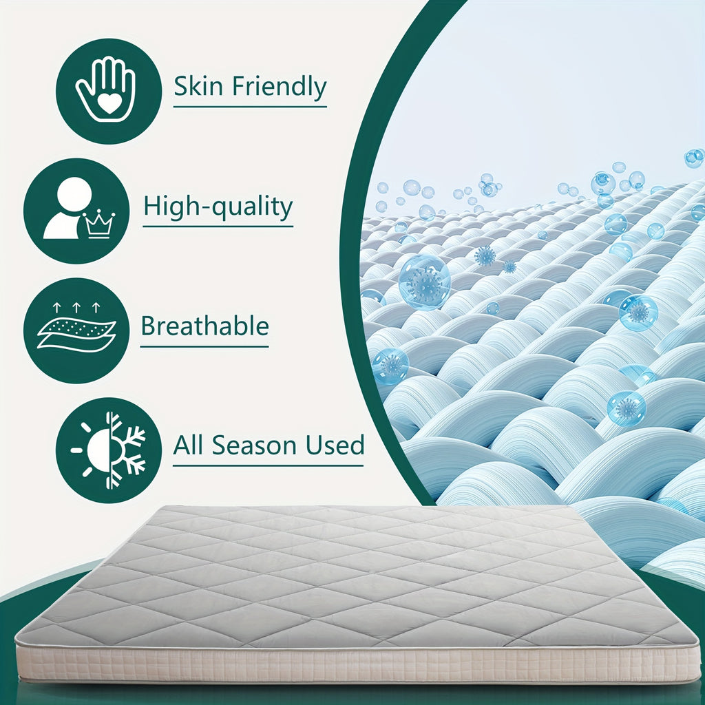 LILYPELLE Foldable Twin Mattress, Portable Japanese Futon Floor Mattress, Tatami Sleeping Mat for Adults, Roll Up Guest Camping Mattress