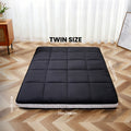 LILYPELLE 4 Inch Thick Japanese Floor Mattress Futon, Foldable Tatami Sleeping Mat, Portable Roll Up Guest Bed, Soft Comfortable Mattress for Bedroom Living Room, Easy to Store And Carry