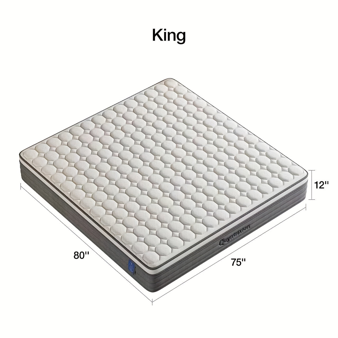 12 Inch Hybrid Mattresses In A Box with Gel Memory Foam, Bed Mattress, Individual Pocket Spring Hybrid Mattress, for Cool Sleep Relieving Pressure Relief, Medium Firm Mattresses, CertiPUR-US