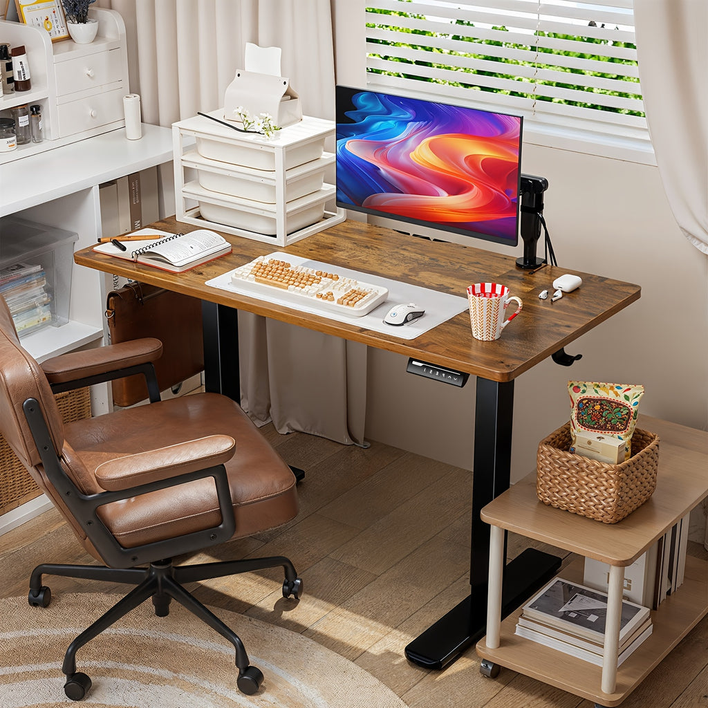Electric lifting table, 48\u002F55\u002F63 inch adjustable electric upright table, electronic game table, ergonomic adjustable height lifting table computer desk, electric lifting table frame